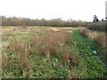 Burbage - waste ground in rear of Brookside