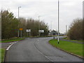 Wykin Road approaching the A47, Hinckley