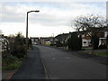 Kirfield Road, Hinckley, looking north-east