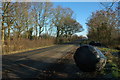 Bales beside the B4209