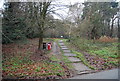TQ5742 : Footpath, Southborough Common by N Chadwick