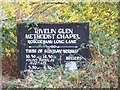 Rivelin Glen Chapel Sign, Roscoe Bank, Sheffield