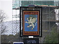 TM3969 : The Griffin Public House sign by Geographer