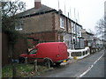 Scaffolding on houses in Southampton Street