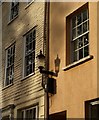 Lamp and shadow, West Street, Ashburton