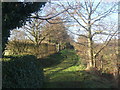 Footpath away from Thornham Parva churchyard