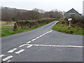 Road junction below Pentre-bach