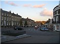 Looking down Mustow Street