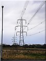 Power lines and fields