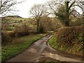 Lane at Zempson Cross