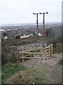 New gate at the bottom of the footpath from James Callaghan Drive to Hillsley Road