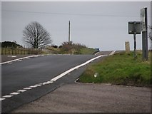 SY5491 : The A35 crosses Askerswell Down by Sarah Charlesworth