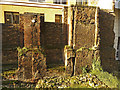 TQ3281 : Roman Wall, Noble Street, London EC1 by Christine Matthews