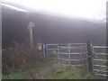 Kissing Gate near Harp Farm in Winter Fog