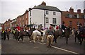 SO8540 : Christmas Eve gathering of the Croome Hunt at Upton by Bob Embleton