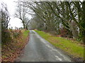 Lon wledig uwchben Pont Creuddyn / Country lane above Pont Creuddyn