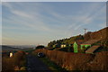 Holiday huts on Law Hill