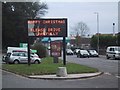 Christmas greetings on the outskirts of Exeter