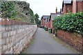 Alleyway behind Walnut Road, Chelston