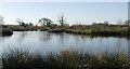 Fishing lake near Crane Hall