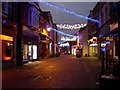 An empty Frogmore Street on Boxing Day 2008