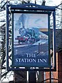 The Station Inn pub sign, 7 Farfield