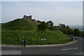 Dover Castle from the coach park