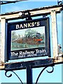 The Railway Train pub sign, 81 Offmore Road