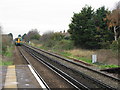 The railway line west of Durrington-on-Sea station