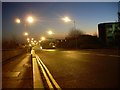 Red sky at sunset, Kilbowie Road