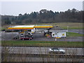 Petrol station on the A14