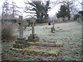 A frosty churchyard at St Mary