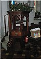 The pulpit within St Mary