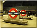 Jubilee Line platform at Canary Wharf Station