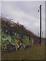 TA0626 : Riverside Graffiti by Paul Harrop