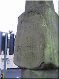 SP4871 : Milestone marker, London to Holyhead by E Gammie