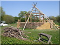 TQ8086 : Iron-Age Roundhouse replica by gary faux