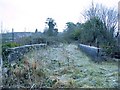 Atop the railway bridge in Llanpumsaint