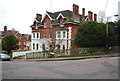 Large victorian house at the junction of Park Rd & Woodbury Park Rd.