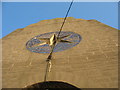 Star shaped window on the front of Our Lady Star of the Sea and St Winefride Church