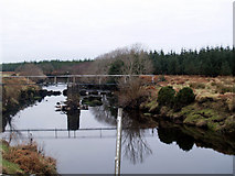 G7693 : Footbridge over the Owenea river, Glenconwell Ardara by Bart Whelan
