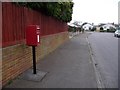 SZ0596 : Bear Cross: postbox № BH11 38, Bear Cross Avenue by Chris Downer