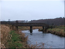 NJ8439 : Bridge over the Ythan at Wood of Wardford by Alison Mack