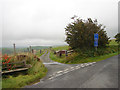 Farm track leading to Llwyn Prisg and Clawddmelyn