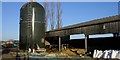 Silo and barn at Rushmoor Farm