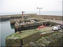 SH4593 : The Fishing Harbour at Amlwch Port by Eric Jones