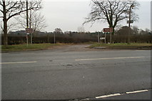 SJ6181 : Junction of Limes Lane with the A49 by David Long
