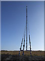 Caradon Hill television transmitter mast and stays