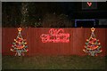 Greeting on the fence