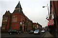 Hindley Library and Market Street